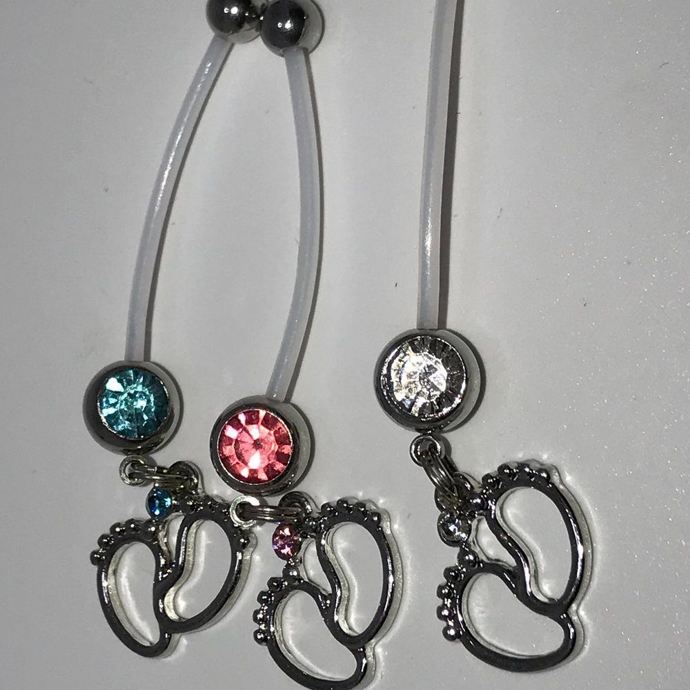 Little Feets Pregnancy Belly Rings
